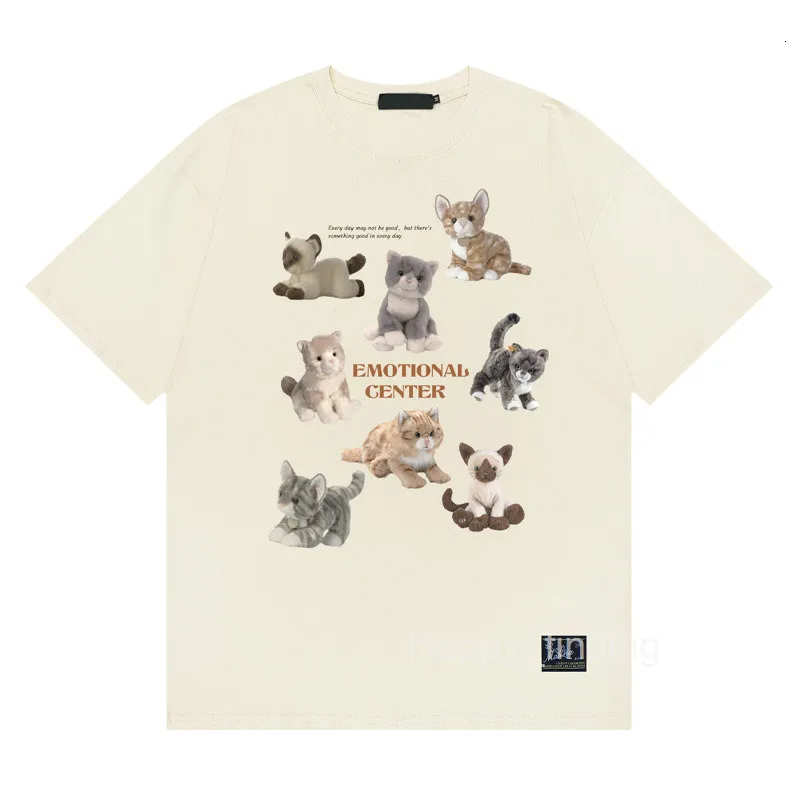 Save Big on Bulk Cat Couples Tshirt Men Designer T Shirt China Chic Style  Oversized Tee With Cute Kitten Graphic, American Street Fashion Short  Sleeve