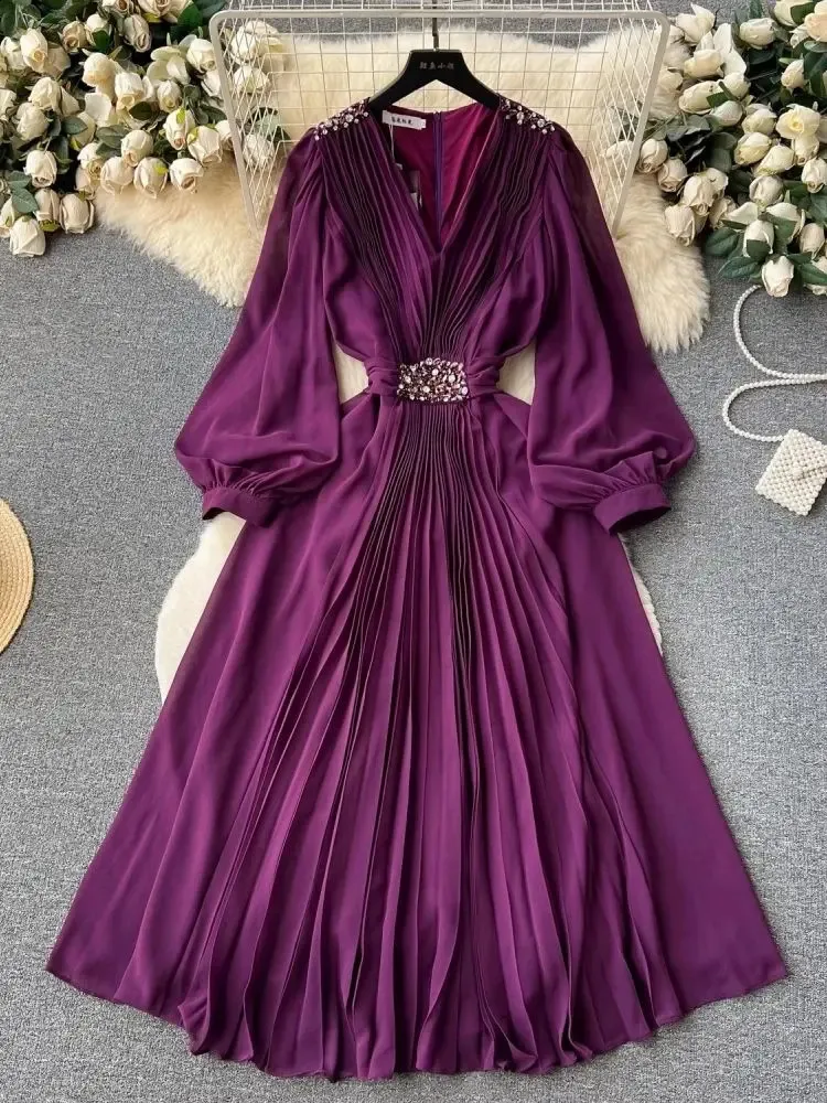 open lace back dress ever SLOANE|Sexy V Neck Maxi Bodycon Evening Dress with Flare Sleeves main image 0