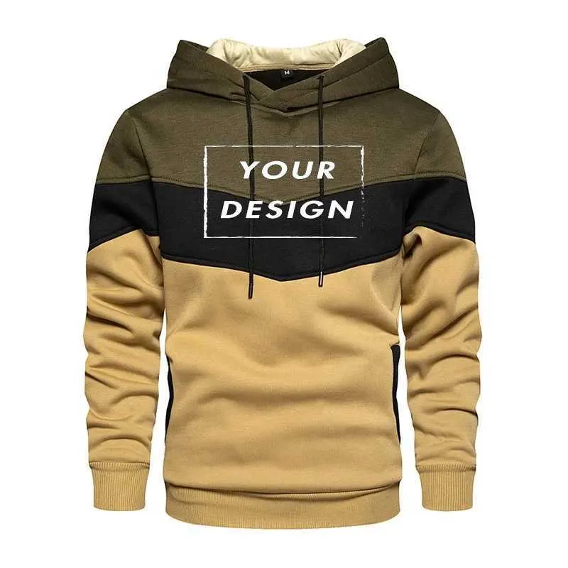 Men's Custom Tricolor Team mens sweatshirts and hoodies 
