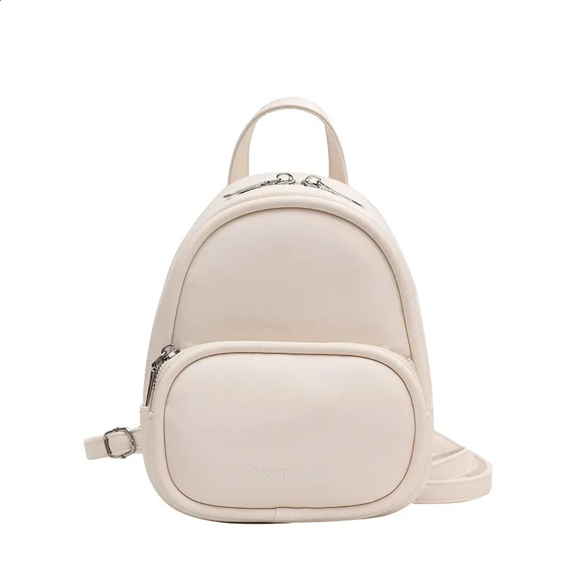 fashion square mini backpack Small Square Womens Mini Backpack PU Zipper Closure Hip Hop Rock Style  Candy Color from Dhgate Cross Body
