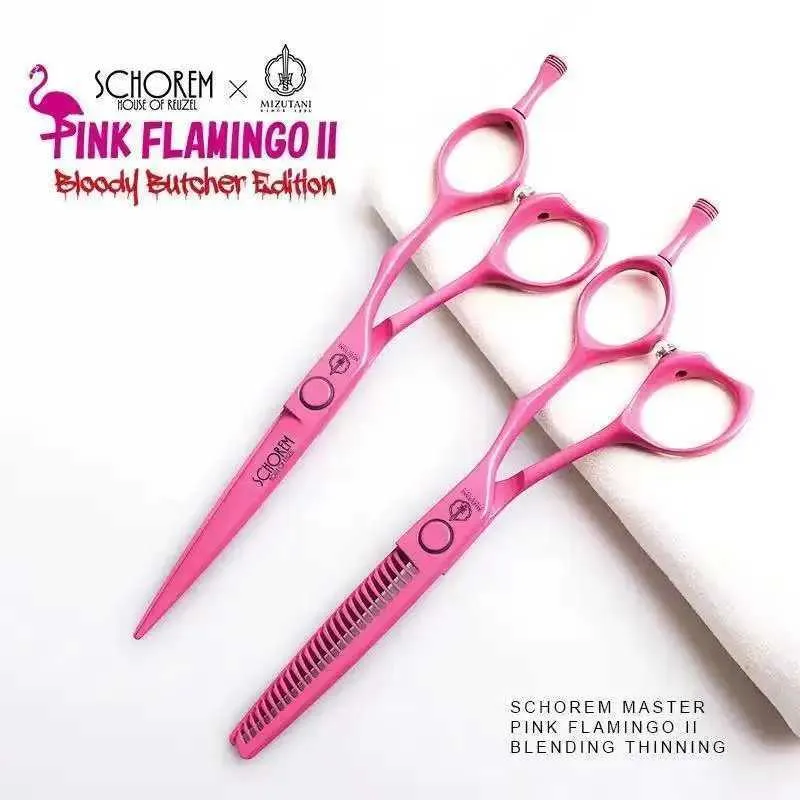 MIZUTANI Hair Thinning Scissors 6.0 Inch Pink VG10 Japan 440c