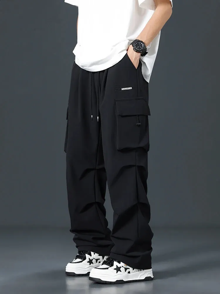 【KOOLOSET】Big Pocket Cargo Wide Pants 9bd700b0-f0eb-4876-83b2-