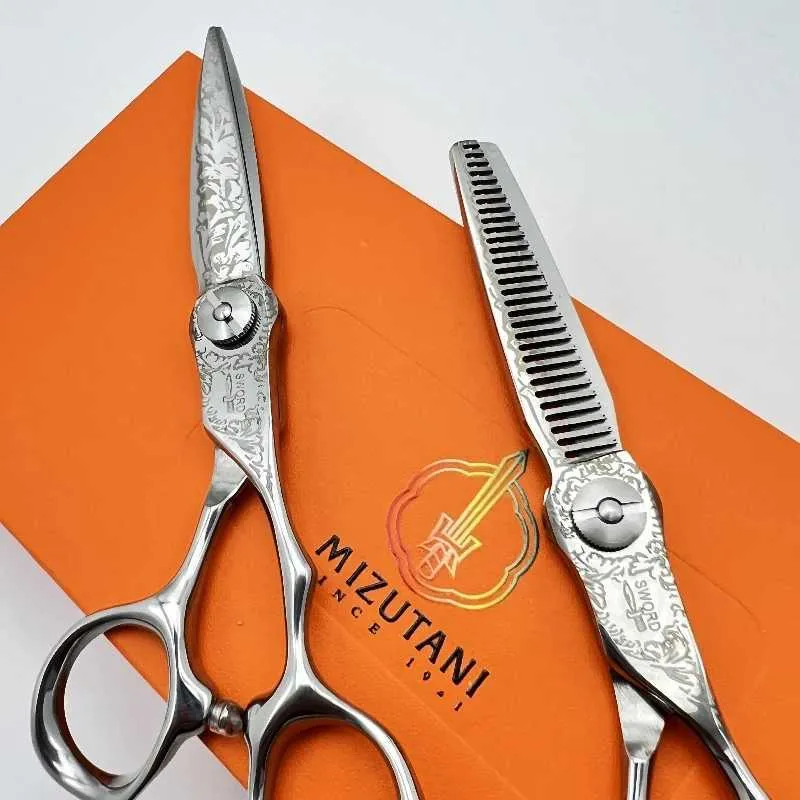 Professional Barber Scissors Set - 6.0 Inch Hair Cutting