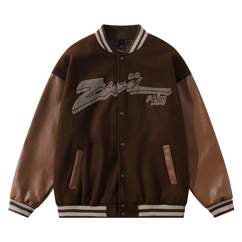 Trendy Varsity Jacket - Mens & Womens Streetwear, Faux