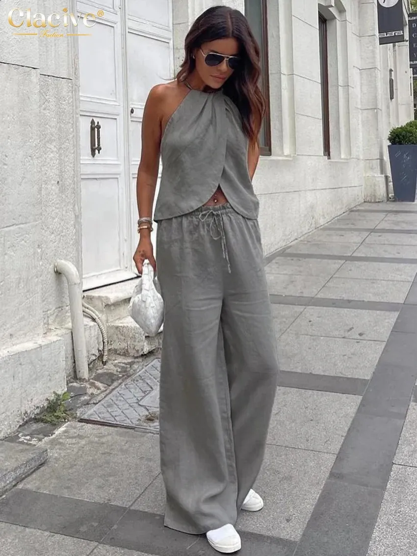 Two Piece Pants Set Summer: Womens Loose Tank Tops With Sexy