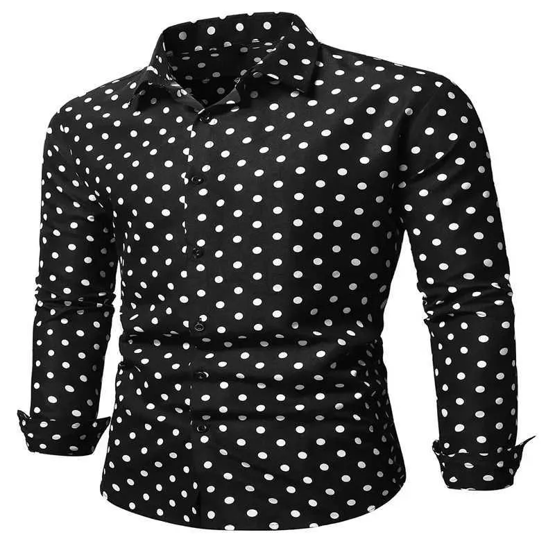 black dress shirt with white polka dots Regina Linen Mini Dress in Noir main image 0