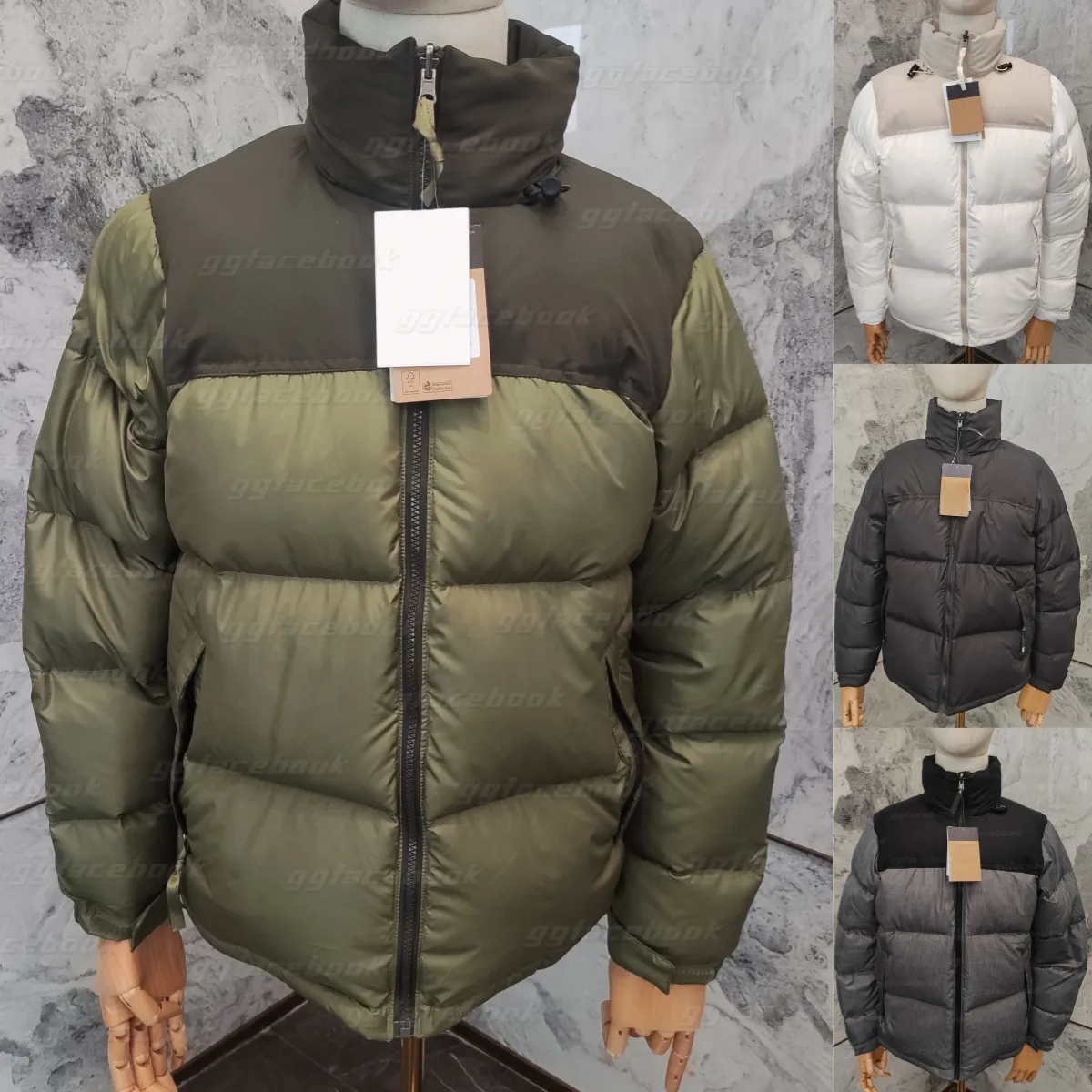 Retro Style Puffer Jacket: Warm Winter Coat With Down Fill, Parka