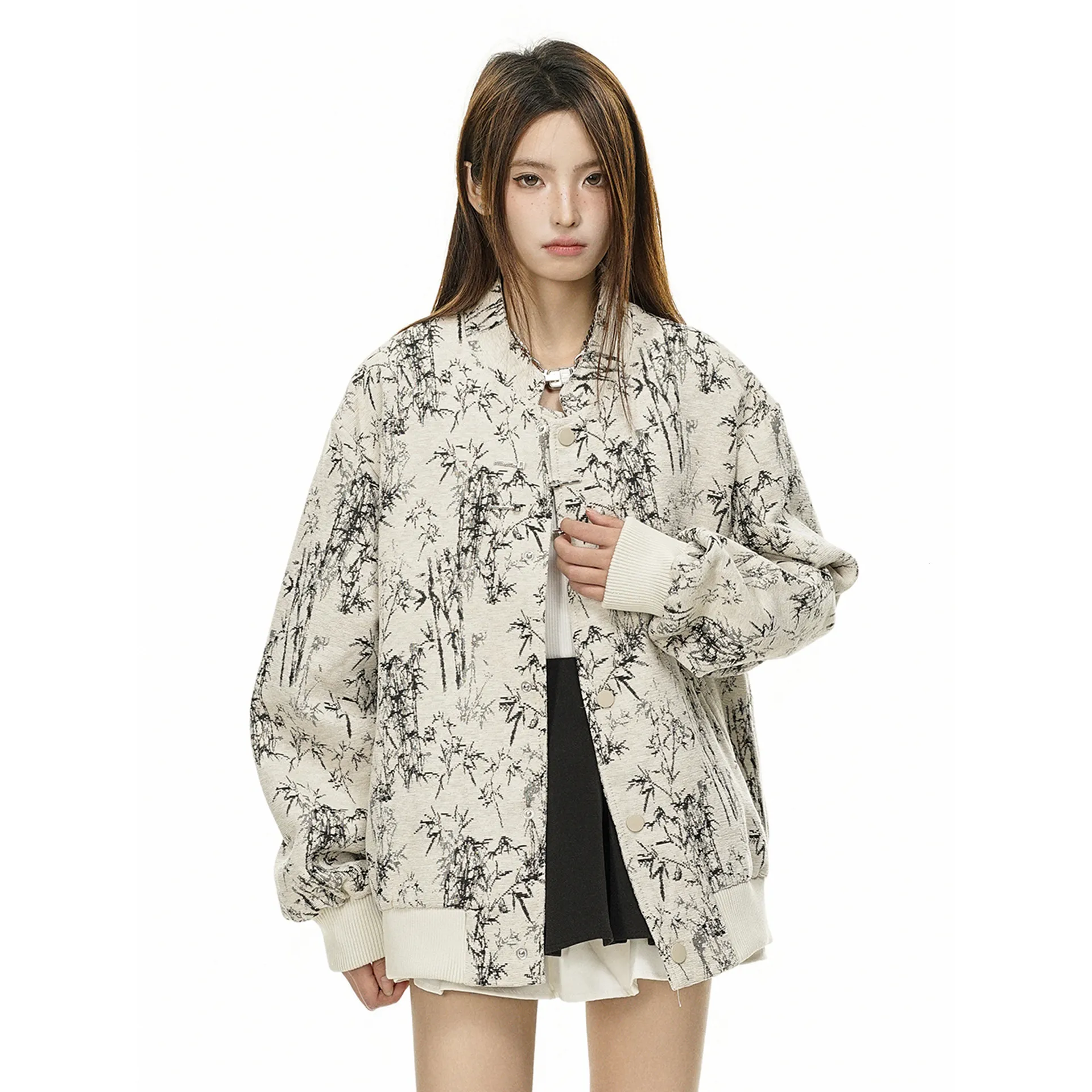 Chinese Floral Thin puffer jacket - Unisex Niche Vintage Chinese Floral Thin puffer jacket - Unisex Niche Vintage