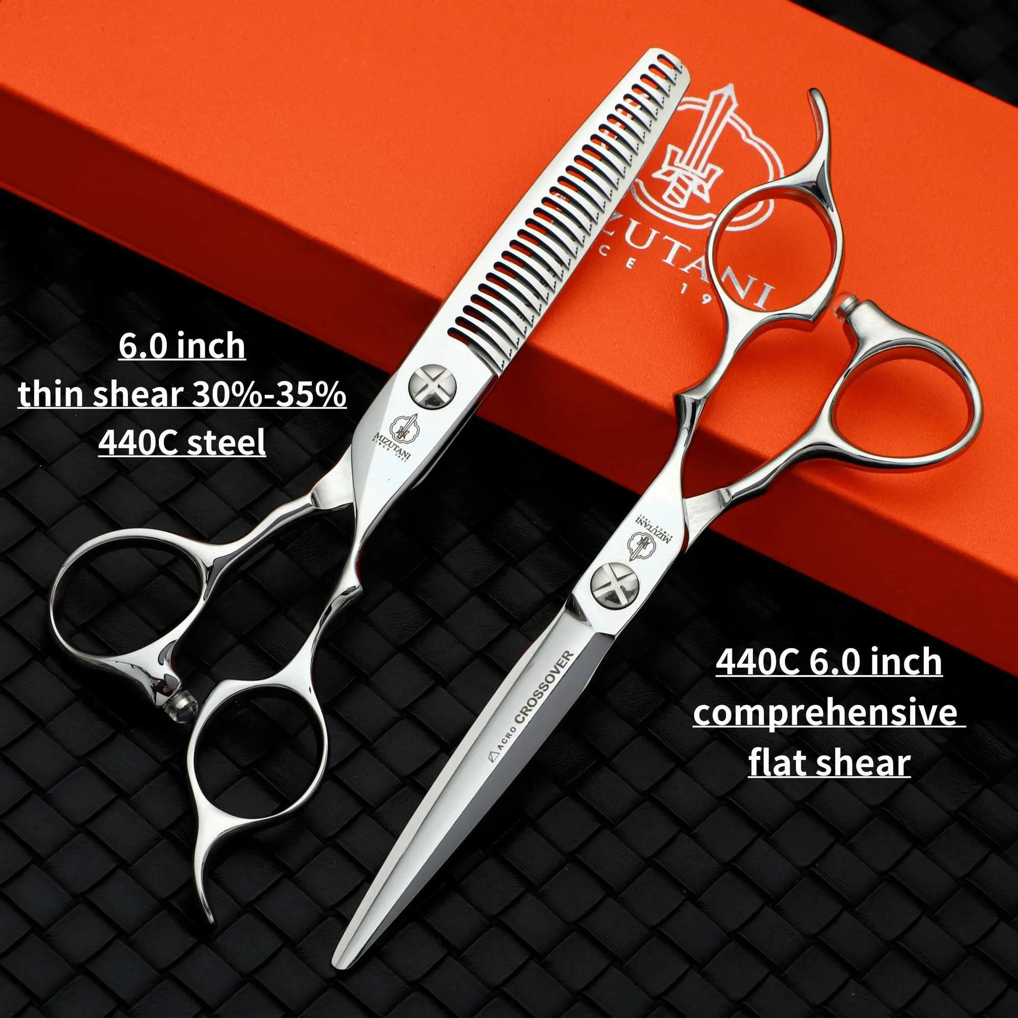 Mizutani Professional Barber Scissors 9CR13 Stainless Steel
