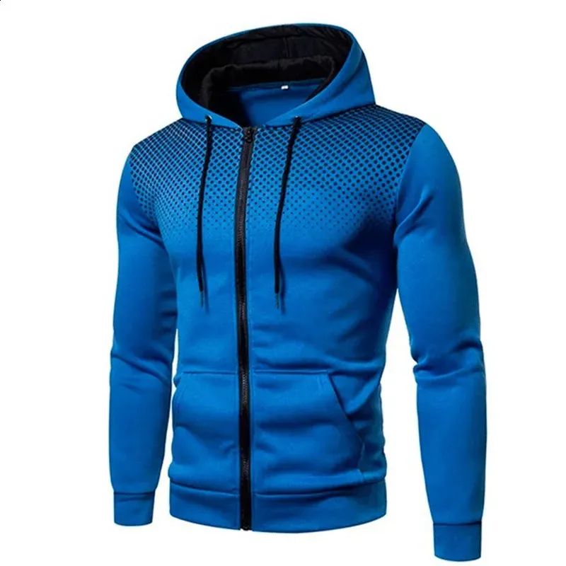 DHgate.com:Autumn Mens Casual Zip Hoodie: Solid Color Hooded