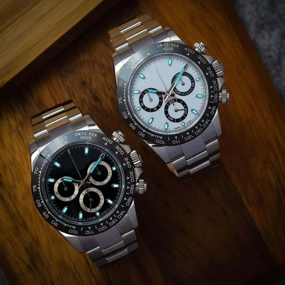 High End Luxury 3A 40mm Mechanical Watch With Six Needles, Calendar ...