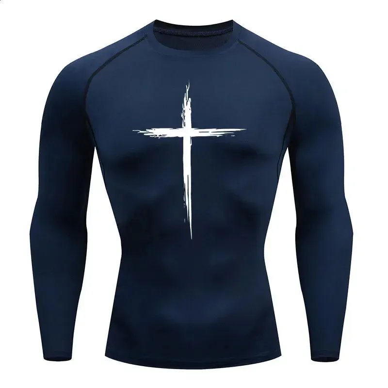 DHgate.com:Quick Dry Mens Sport Shirts: Cross Print