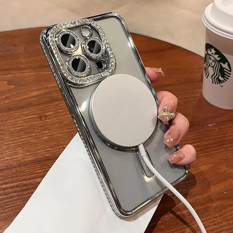 Entronix Magnetic Phone Grip, Magnetic Phone Ring Holder For IP 16,15,14,13,12 MagSafe Accessories 360° Adjtable Kickstand Only For IP 16,15,14,13,12, Compatible With Mag Safe Case | SHEIN A
