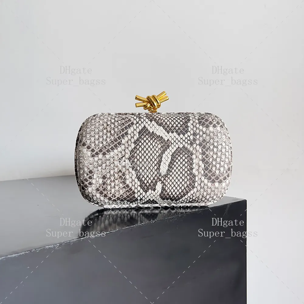 Python Pattern Bag YB275V Luxury Designer Python Pattern Leather Handbags Evening Dress ...
