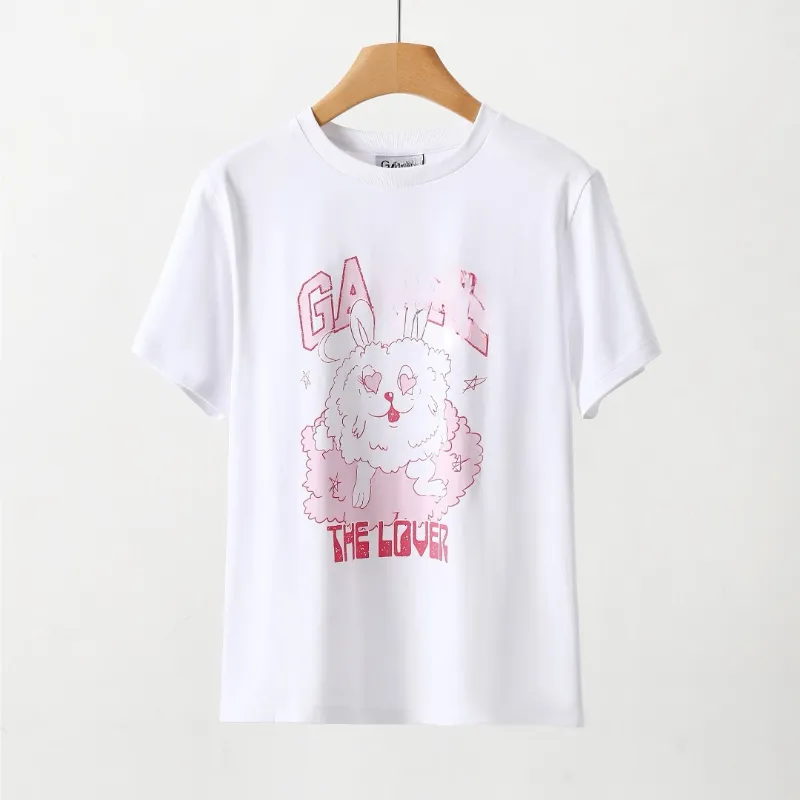 T-shirt Femme Imprimé Haut D'été Avec Col Rond Léger Décontracté Hauts Femmes Basique élégant T-shirt Manches Courtes Décontracté T-shirts Décontractés Manches Courtes Respirant T-shirt D'été, Rose, S