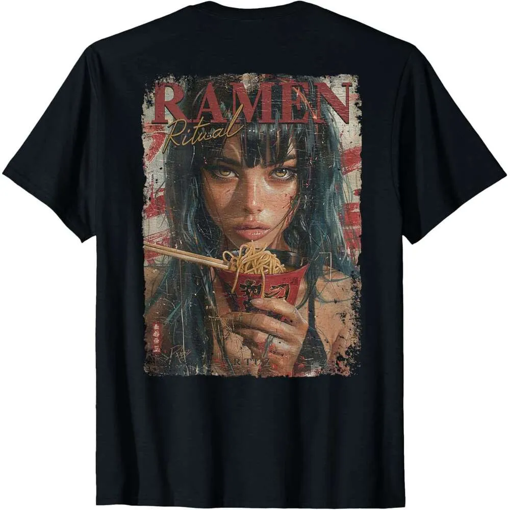 Slurp Up Style: Dive into the World of Ramen Themed Anime Shirts