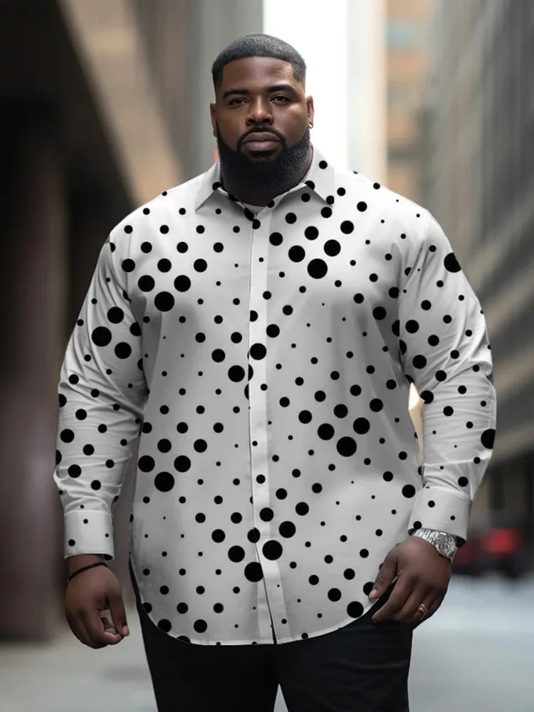 plus size polka dot shirt