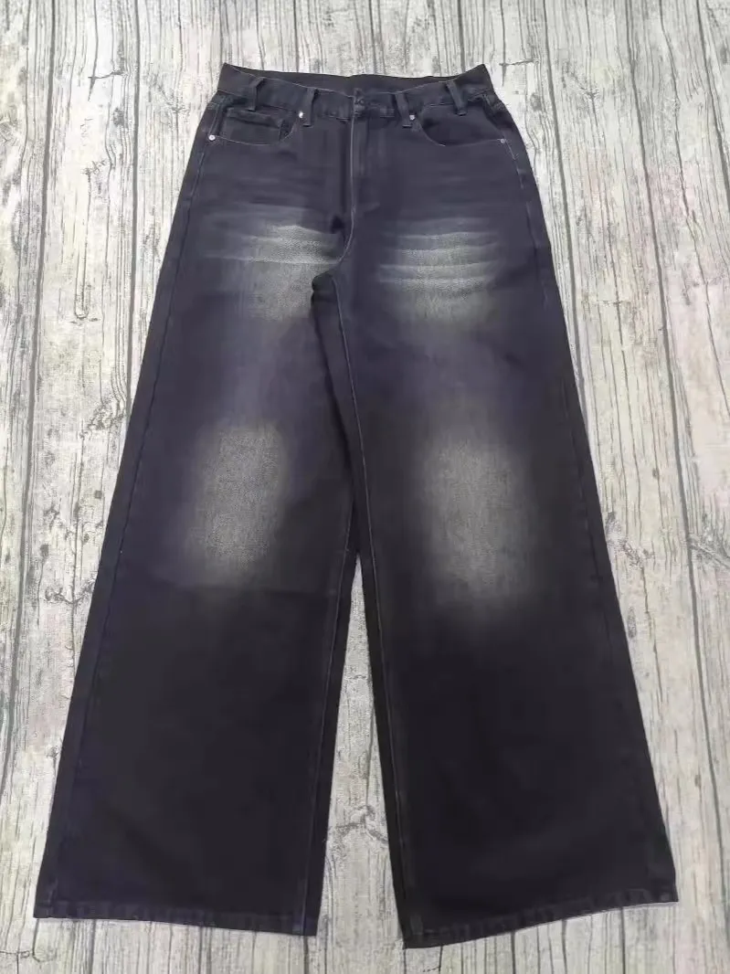 Mens Baggy Jeans Men's Hip Hop Loose Fit Denim Pants Textured Vintage Wide Leg Washed Y2K Jeans - Product Details Y2k Jeans Men Mens Baggy Jeans Men's Hip Hop Loose Fit Denim Pants Textured Vintage Wide Leg Washed Y2K Jeans - Product Details Y2k Jeans Men