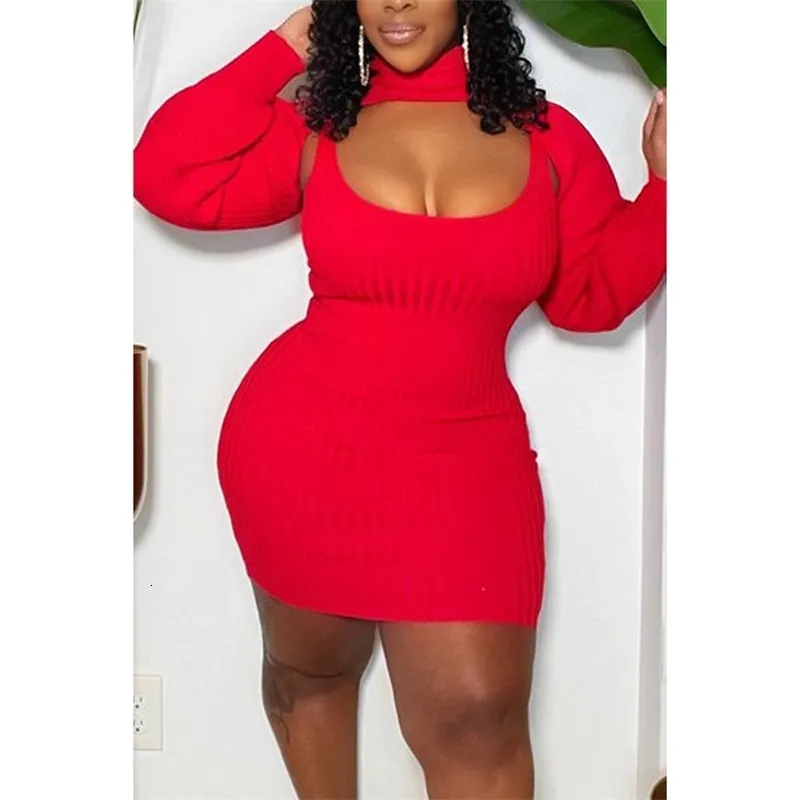 blue dress for baby girl Plus Size Glossy Latex Turtleneck Midi Dress