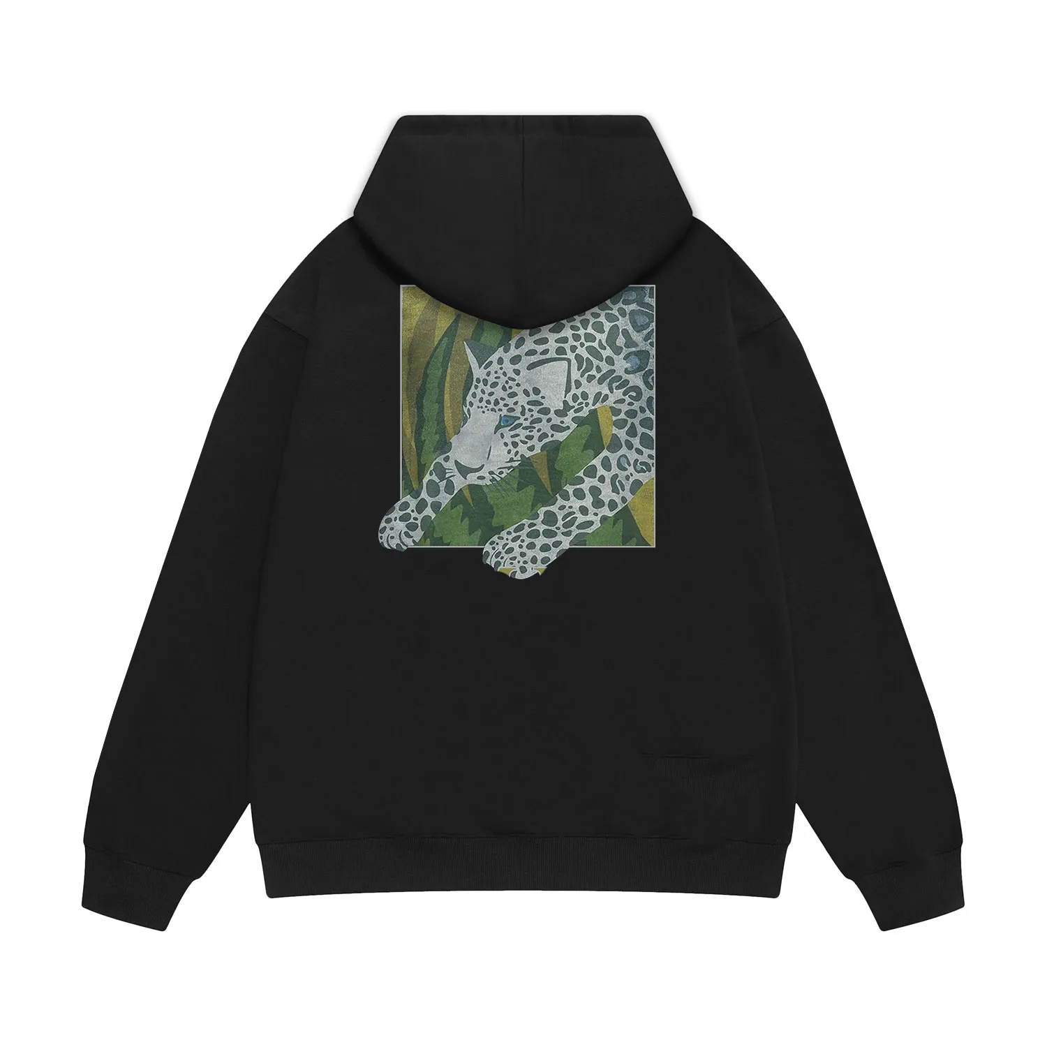 Speckle Paint Drop Effect Designer Hoodies Loose Pullover Sweatshirt for Women and Men Blue