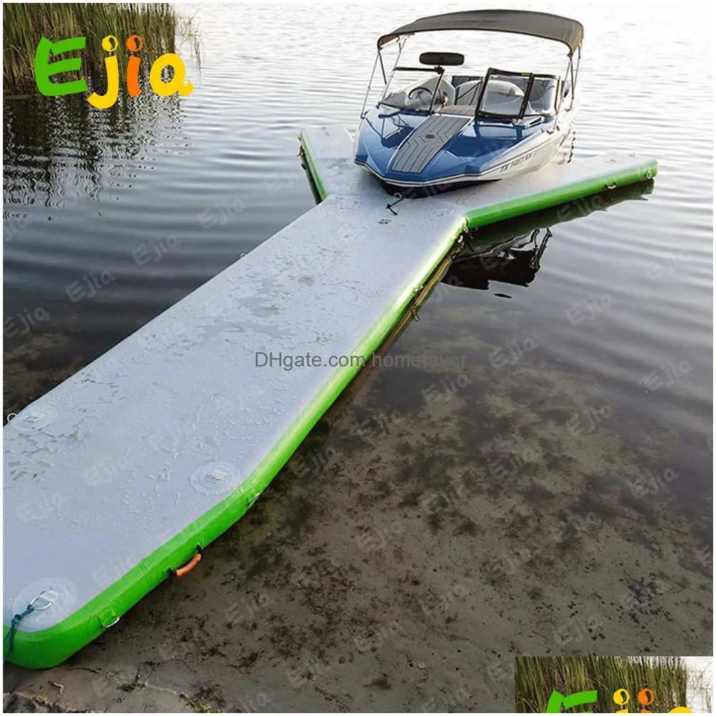 Heavy Duty Inflatable Floating Dock: Large Platform for Lake, Yacht, Jet Ski  - Portable, Durable, Garden Greenhouse Compatible from Dhgate Garden  Greenhouses - price 918.11, image size:1008x1008