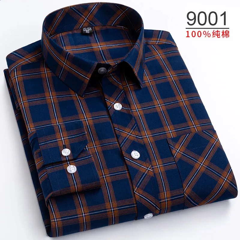 Chemise de nuit imprimé tartan 100% coton biologique - EDA - MARINE Chemise de nuit imprimé tartan 100% coton biologique - EDA - MARINE
