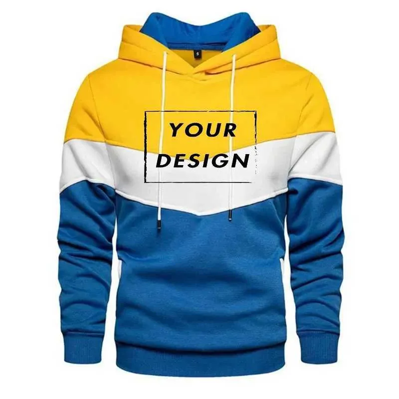Men's Custom Tricolor Team mens sweatshirts and hoodies 