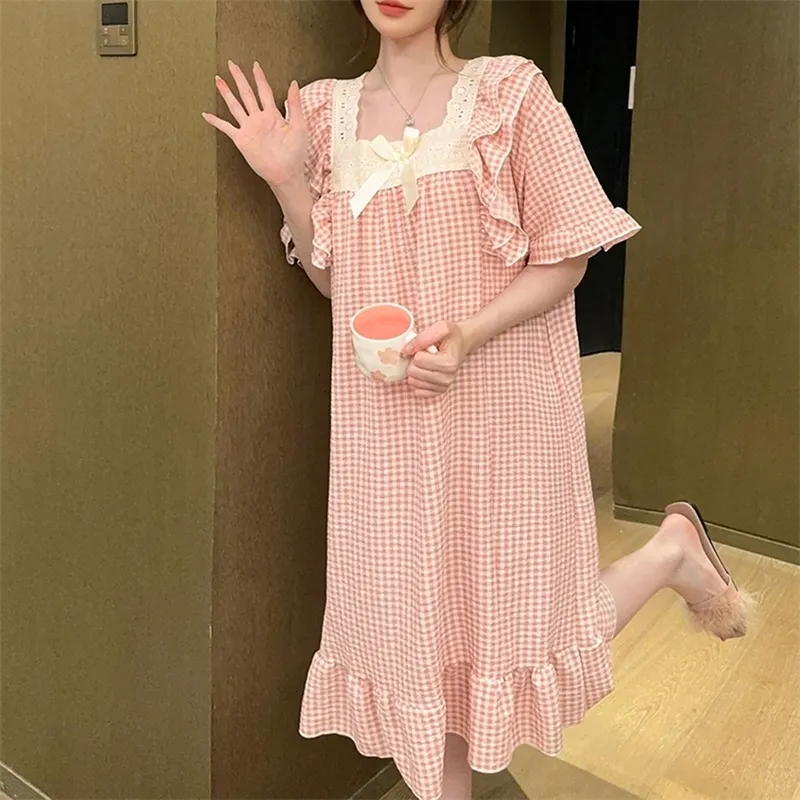 white christmas dresses Theresa White Cotton Nightgown M main image 0