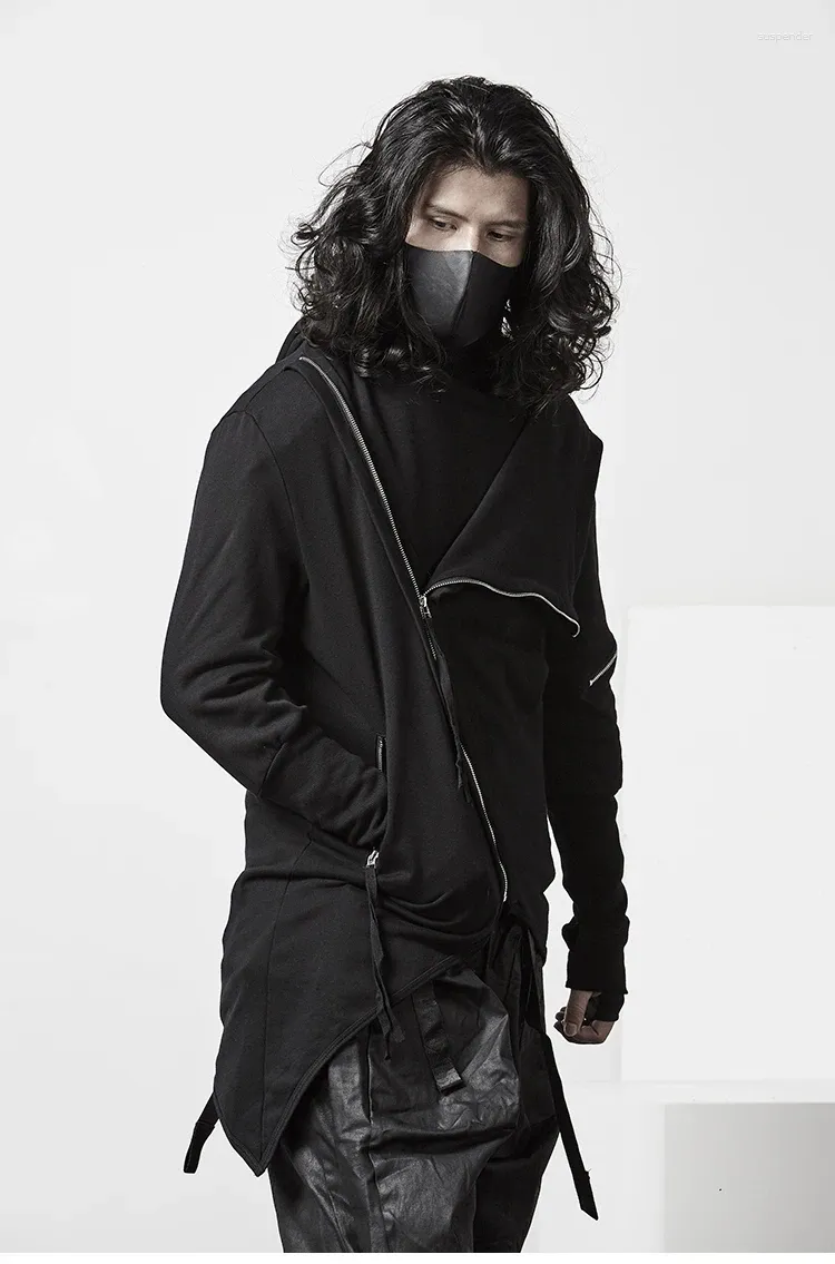 Mens Gothic Asymmetrical 686 Waterproof Hoodie For