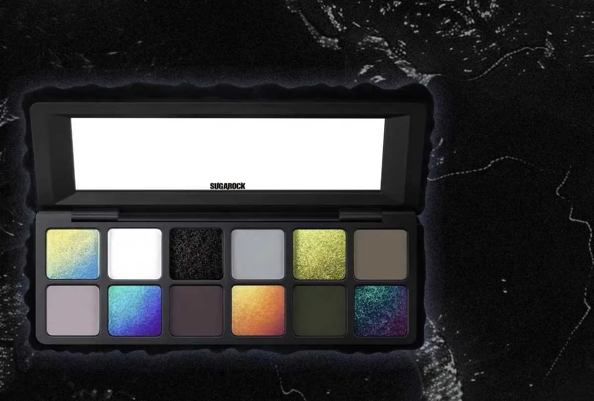 シュガーロック12色アイシャドウパレットシマーカメレオンマットアイ