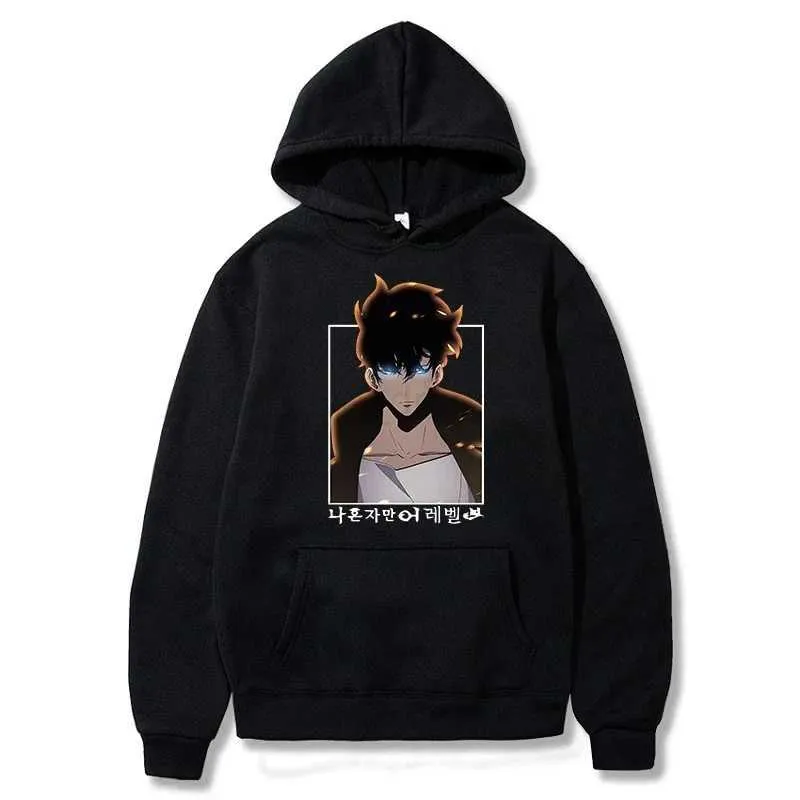 Sung Jin Woo Printed Anime white fox hoodie - Unisex Winter