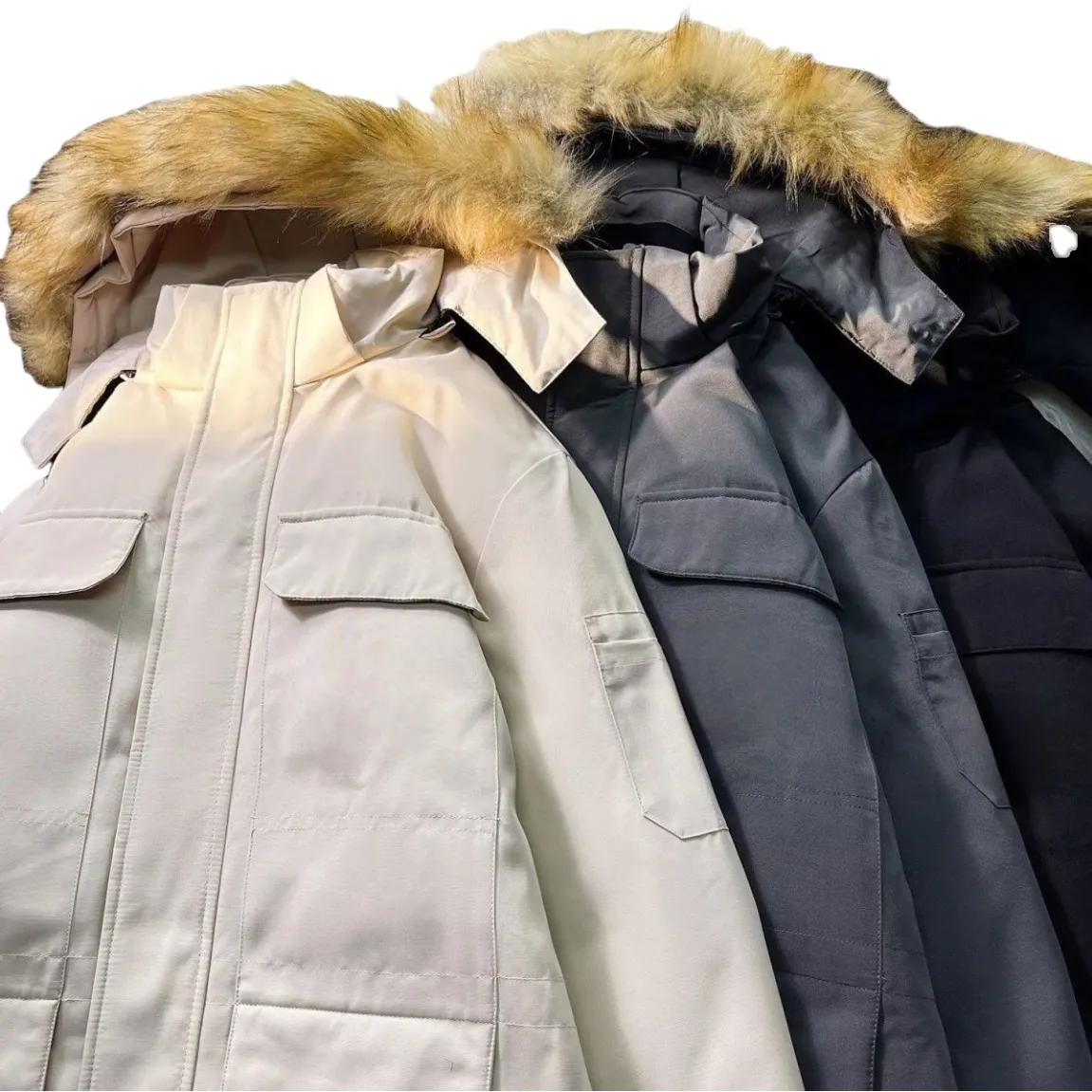 YLXD Doudoune Pour Homme D'hiver Veste De Ski Parka Extérieure Veste De Travail Avec Capuche