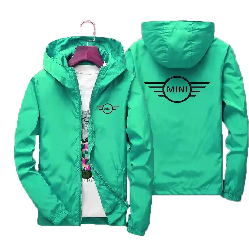 DHgate.com:Mini Cooper Print Mens Casual Jacket with