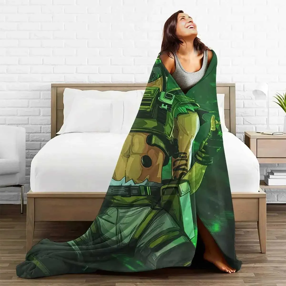 Super Soft Quilted Throw Blanket 80s Game Inspired Design, Perfect for  Bed, Office, or Travel! Shop Now!