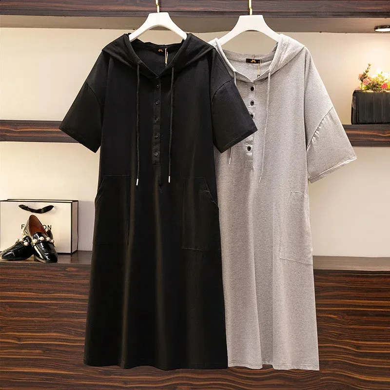 hooded t shirt dress Cable & Gauge T-Shirt dress Womens Small Hooded Short Sleeve Blue