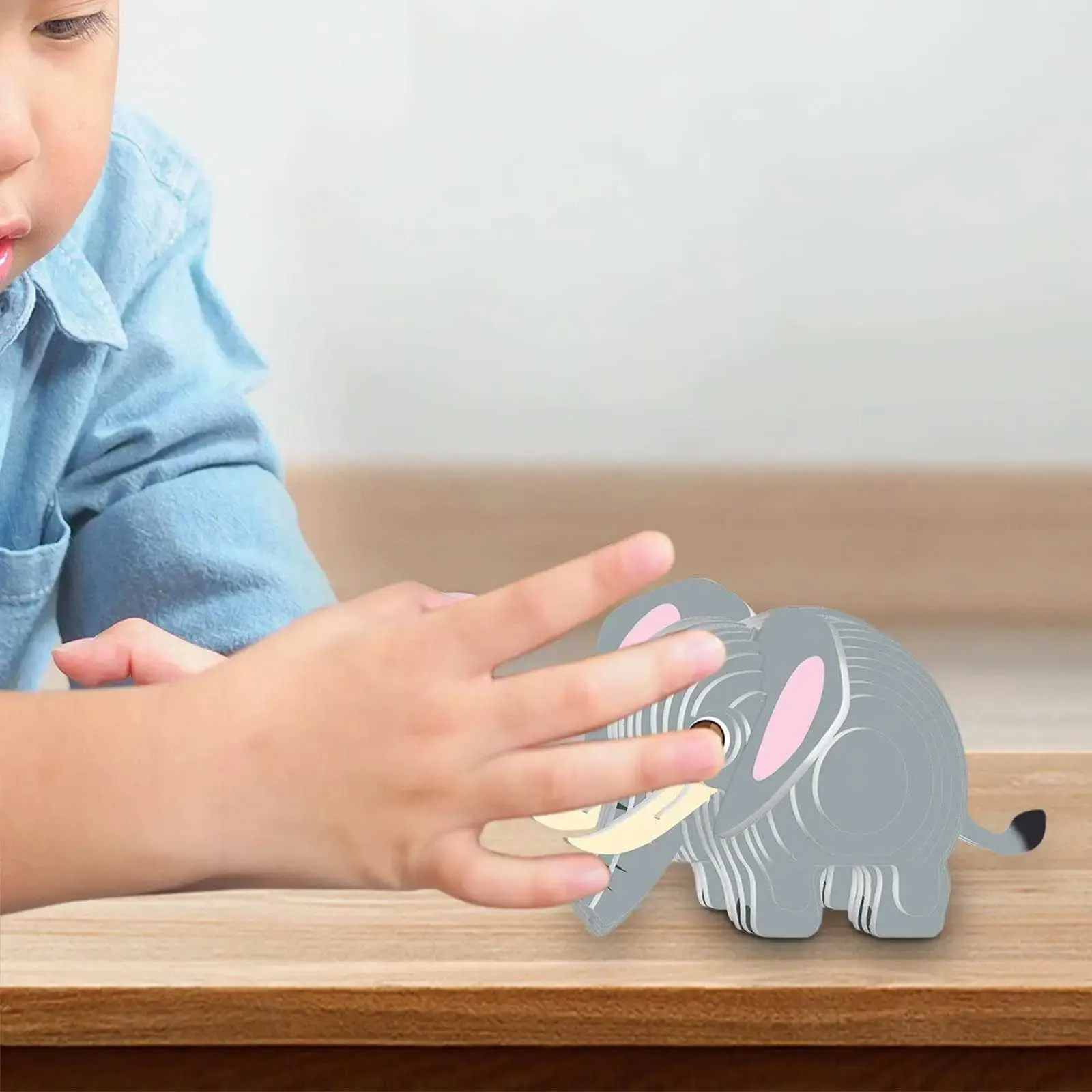 3D Animal Puzzle Educational Stem Upmsp Model Paper Craft For Preschool ...