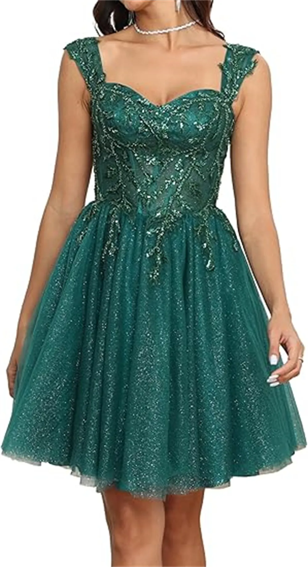 Short A-Line Homecoming Dress with Sequins Beading Tulle Sweetheart  Neckline Plus Size from Dhgate Homecoming Dresses - price 76.39