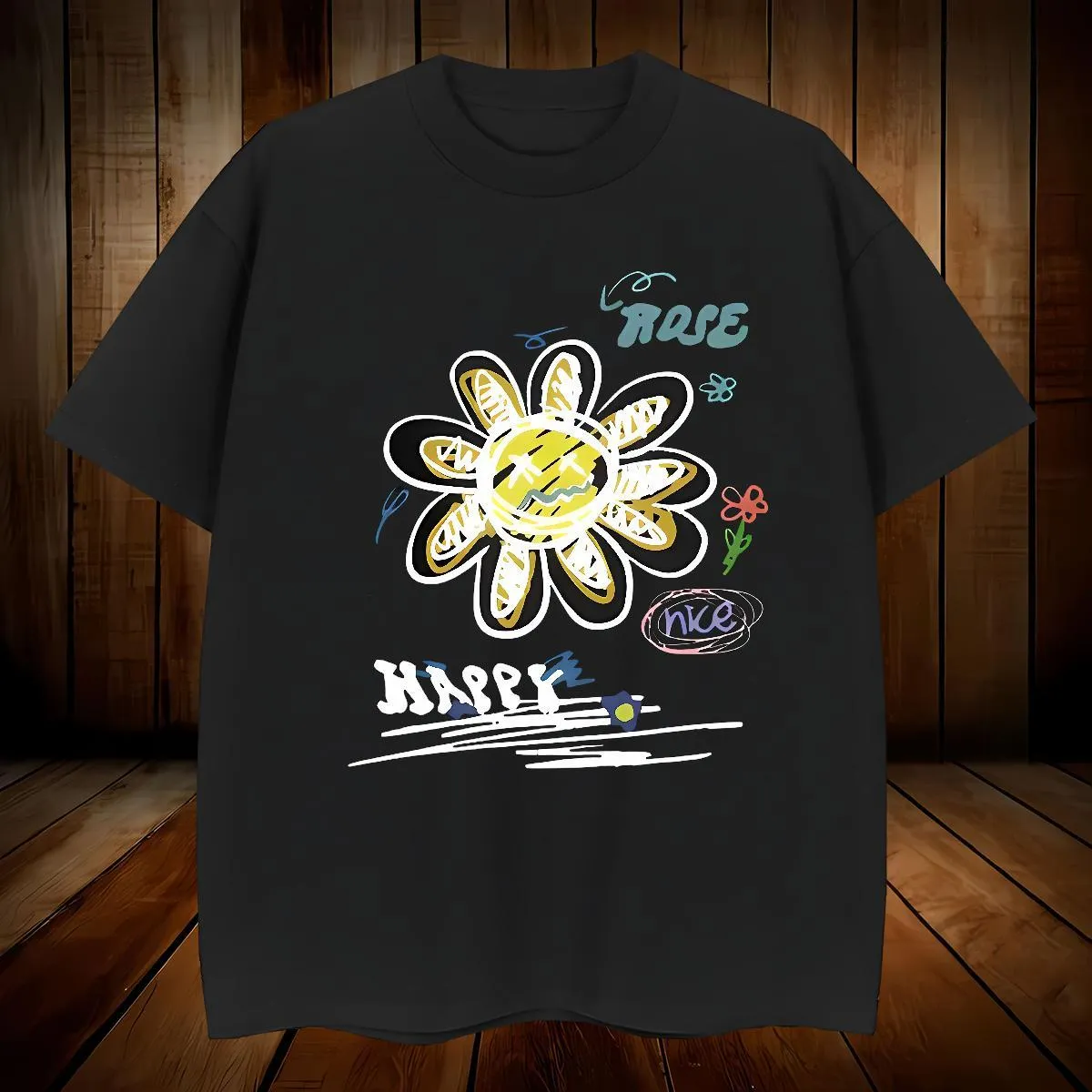 Wholesale Hip Hop Music T Shirts, Soft Cotton Graphic Tees With