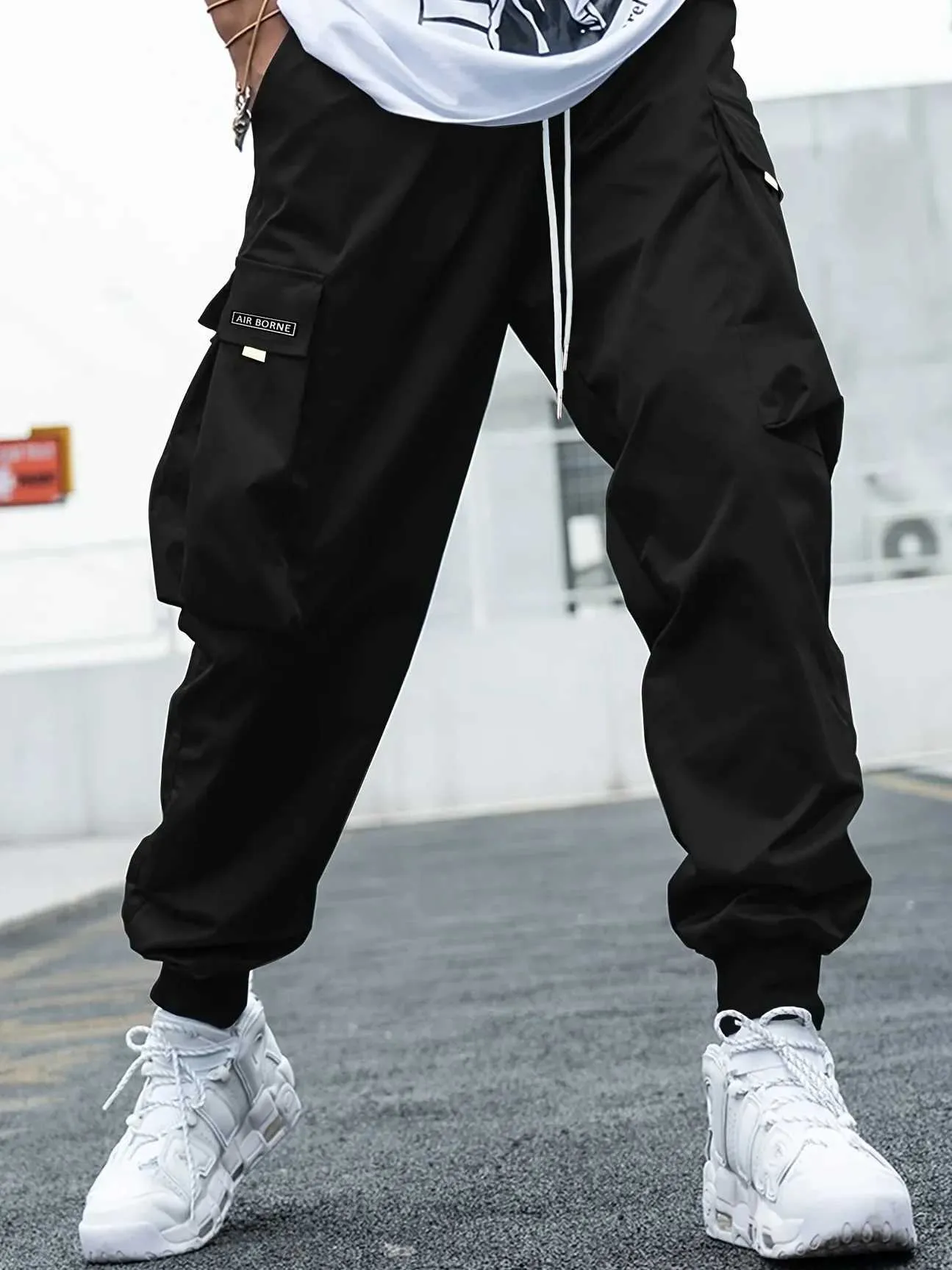 Men's Flap Pocket ladies cargo pants with Side