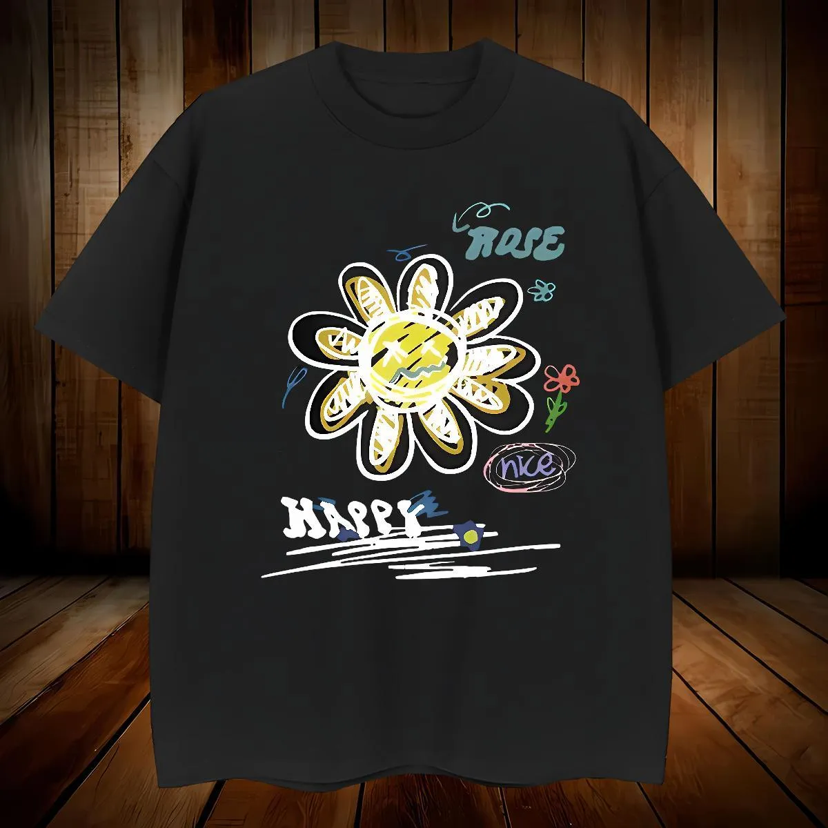 Wholesale Hip Hop Music T Shirts, Soft Cotton Graphic Tees With