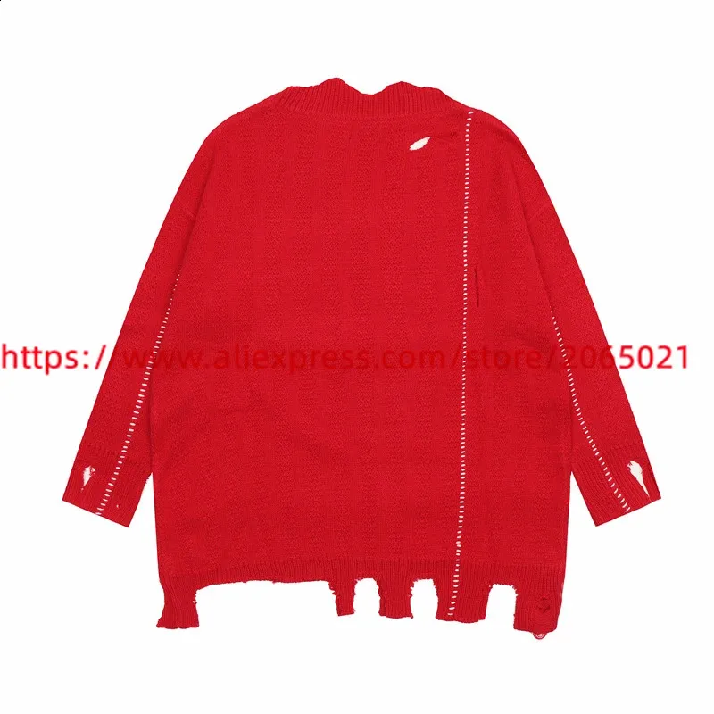 RAF SIMONS Vintage Damaged Irregular Loose Red oversized RAF SIMONS Vintage Damaged Irregular Loose Red oversized