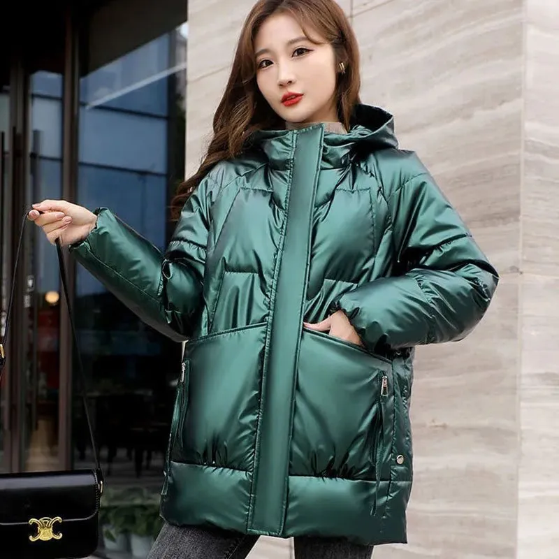 Casaco De Jaqueta De Inverno Coreano: O Sobretudo Acolchoado Com