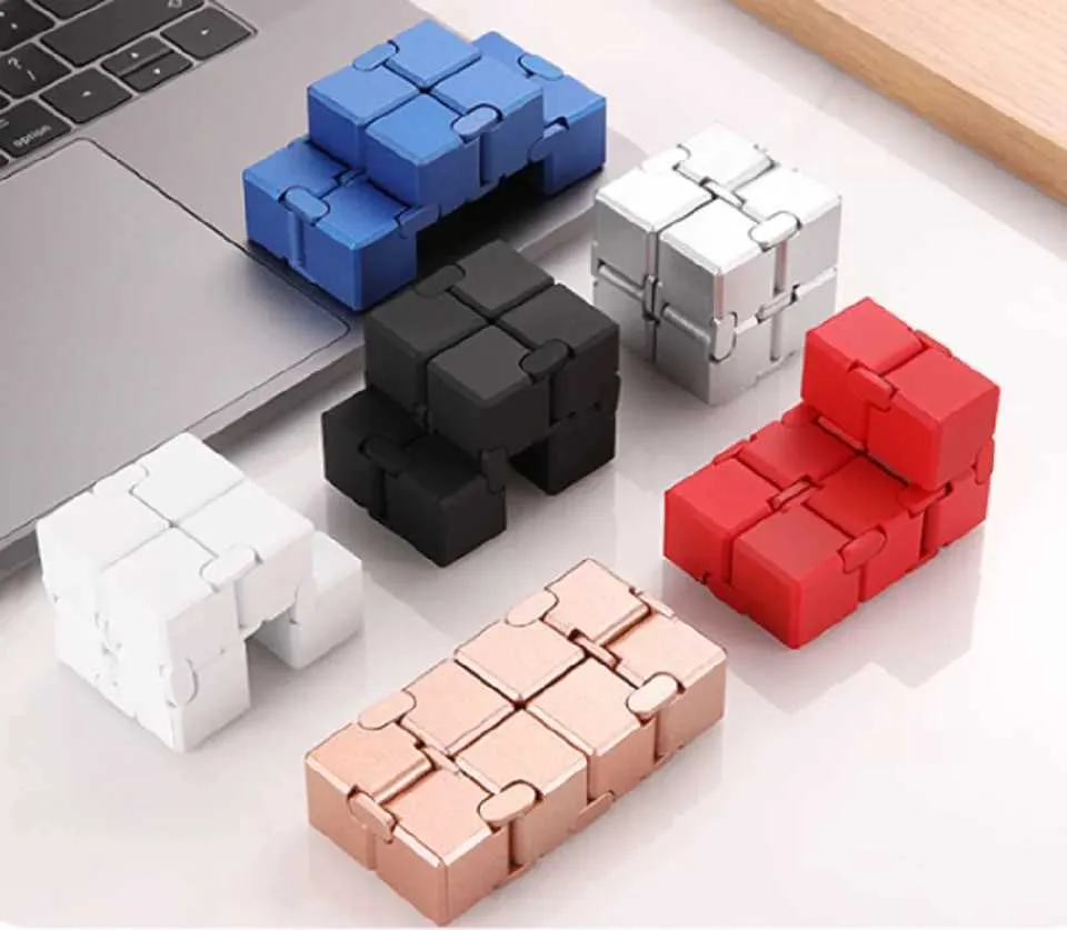 Magic Cube Fidget Toy: Portable Stress Relief, Educational Infinity ...