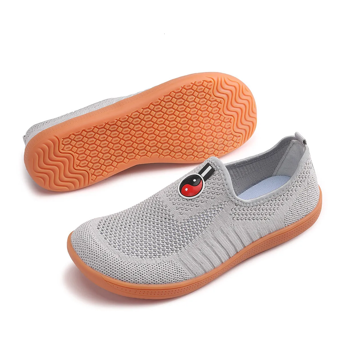 Tai Chi Shoes Breathable Fly Woven Mesh Barefoot Kung Fu Shoes For