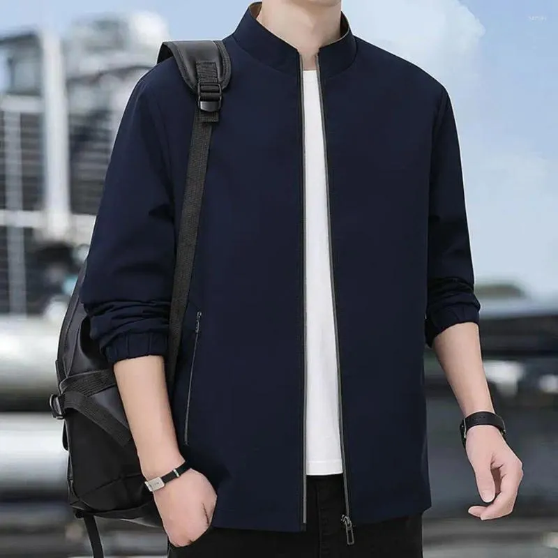 バ*東様 ゴールドウイン Stand Collar Rip Jacket OVY Mens Fall Winter Business Jacket - Mid-Weight Outerwear