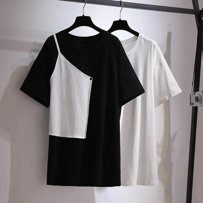 open lace back dress LATITUDE Oversized T-Shirt Dress