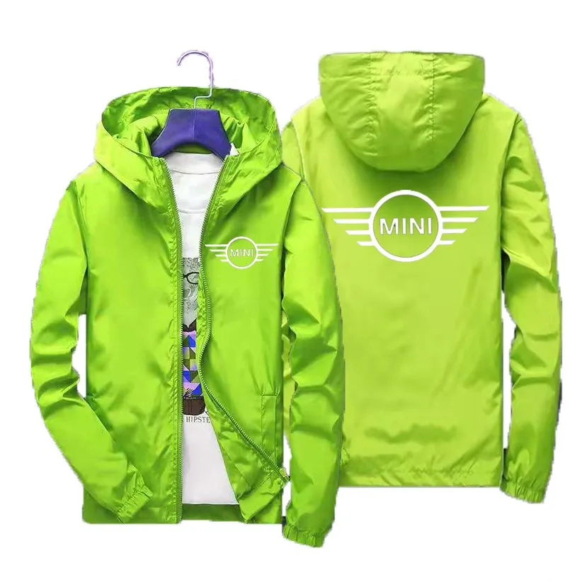 DHgate.com:Mens Spring/Autumn Hooded Windbreaker Jacket