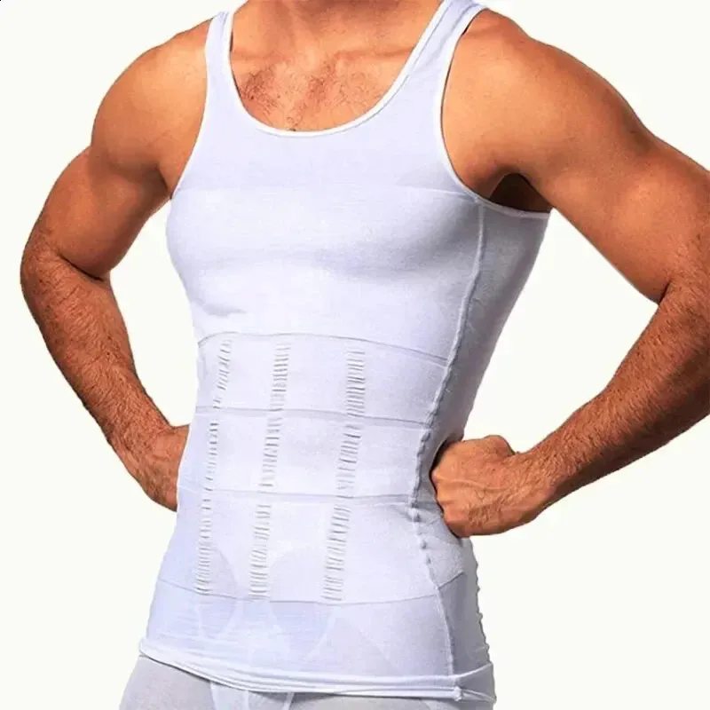 Body Shaper Men Vest INSELLE Men Body Shaper Slimming Compression - Main Image