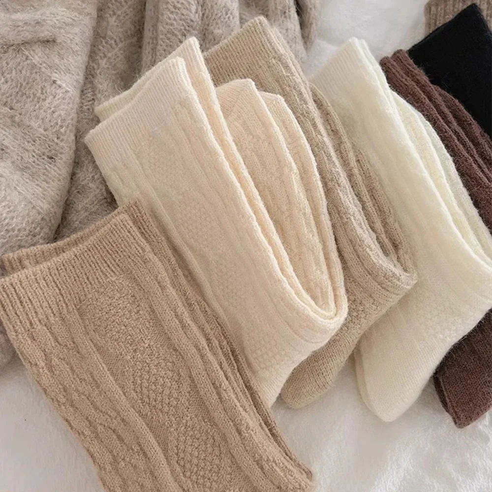 Mélange De Laine Pour Femmes Hiver Cachemire Floue Chaude Chaude