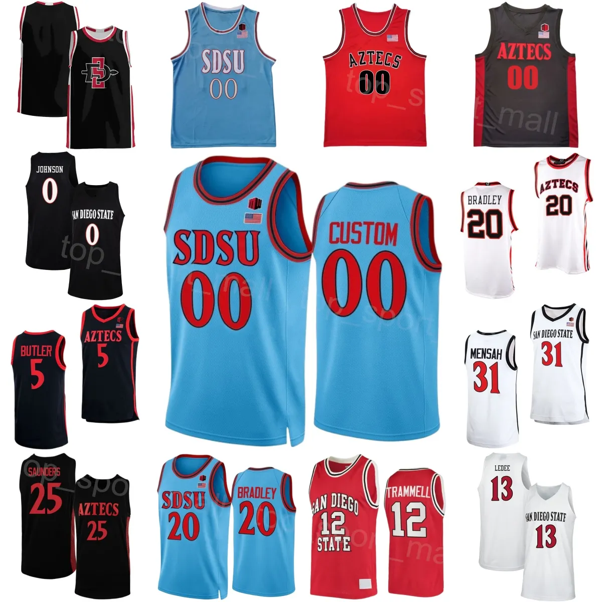Basketball Scrimmage Jerseys San Diego State Style! Premium